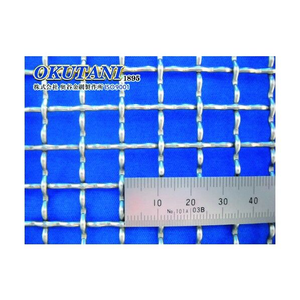 SUS304クリンプ織金網 1.9パイ×10mm目 1000幅 CR-304-1.9-10-1000 1点