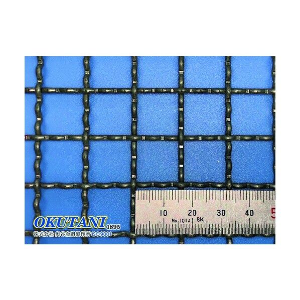 亜鉛メッキ鉄線クリンプ織金網 2.0パイ×15mm目 910幅 CR-G-2.0-15-910 1点