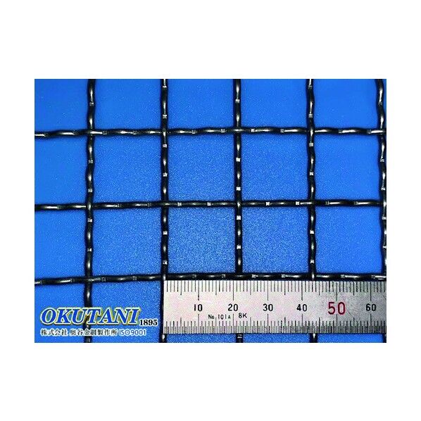 亜鉛メッキ鉄線クリンプ織金網 2.0パイ×20mm目 910幅 CR-G-2.0-20-910 1点