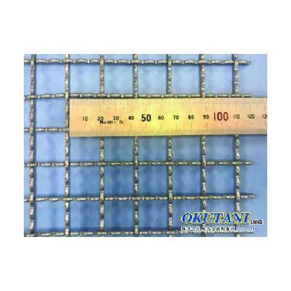 亜鉛メッキ鉄線クリンプ織金網 2.6パイ×20mm目 910幅 CR-G-2.6-20-910 1点