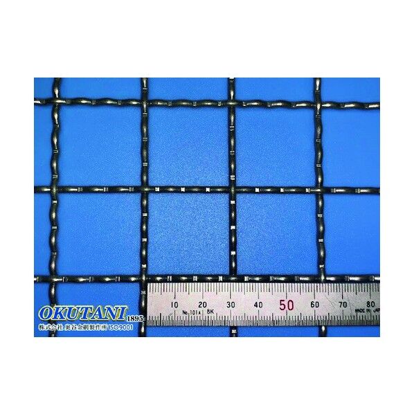 亜鉛メッキ鉄線クリンプ織金網 2.6パイ×30mm目 910幅 CR-G-2.6-30-910 1点