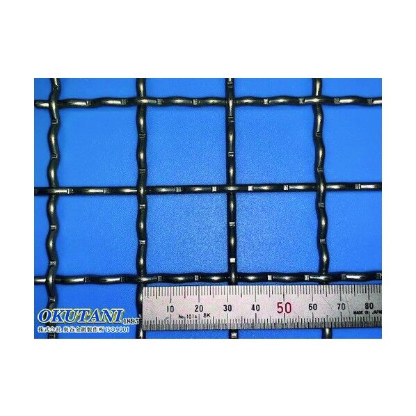 亜鉛メッキ鉄線クリンプ織金網 3.2パイ×30mm目 910幅 CR-G-3.2-30-910 1点