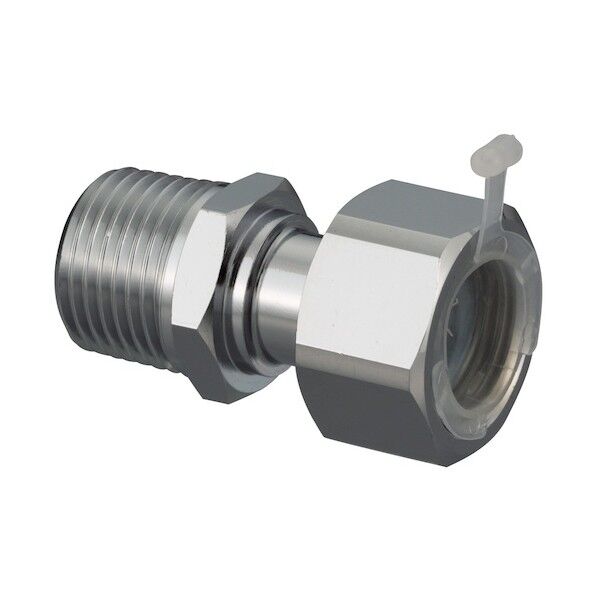 ナット付アダプター メッキ付 R3/4×G1/2 水協品