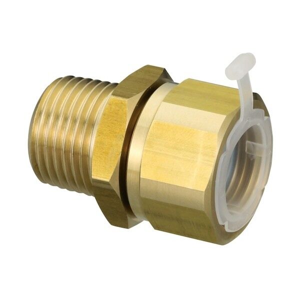 ナット付アダプター ショートタイプ R1/2×G1/2 水協品