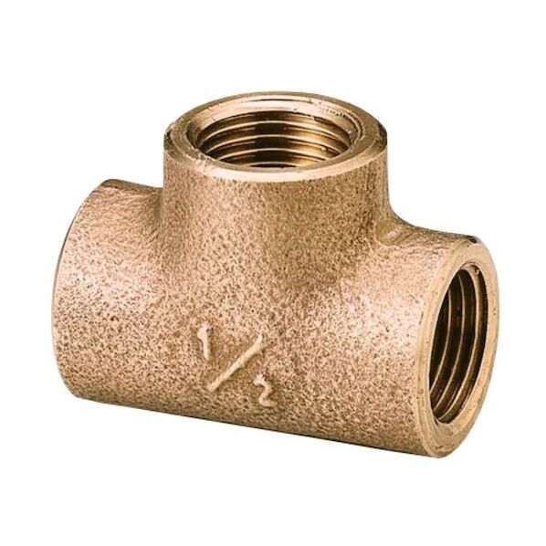 オンダ製作所 砲金チーズ（青銅） Rc1/2×Rc1/2×Rc1/2 OT-031 1点