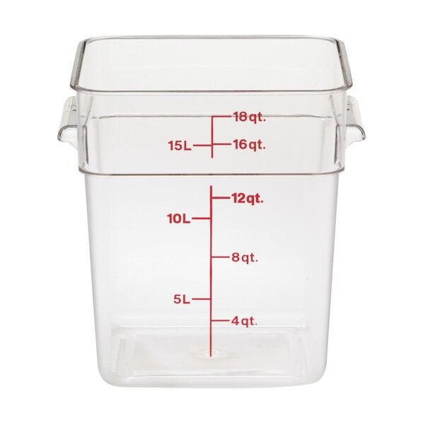 角型コンテナー/クリア- 18SFSCW(135) 1点