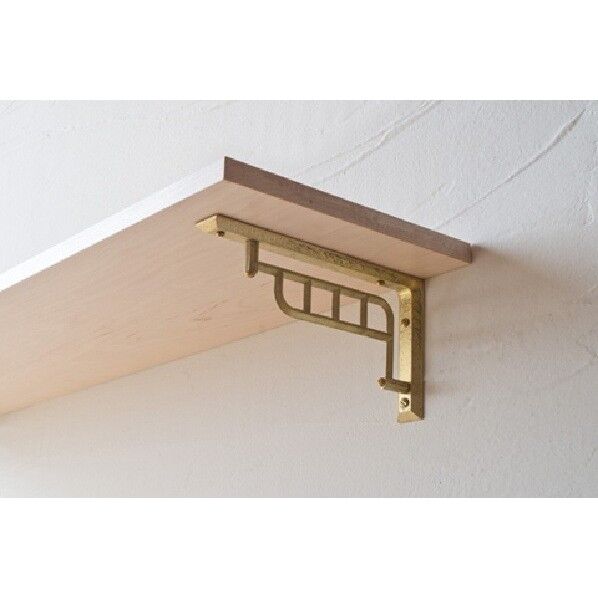 メタリスト 棚受け 中 穴あき 2個セット 24×100×180mm 鋳肌 TU-MA 1個