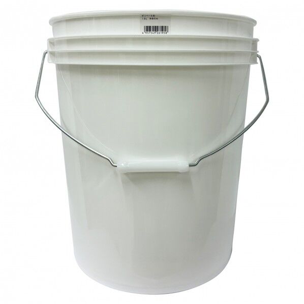 好川産業 ポリペール缶 18L本体のみ ホワイト 140H 1個...