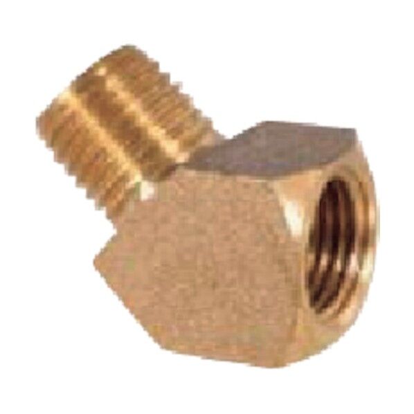 45°エルボ 1/4M×1/4Fアダプター(黄銅製) A023 1点