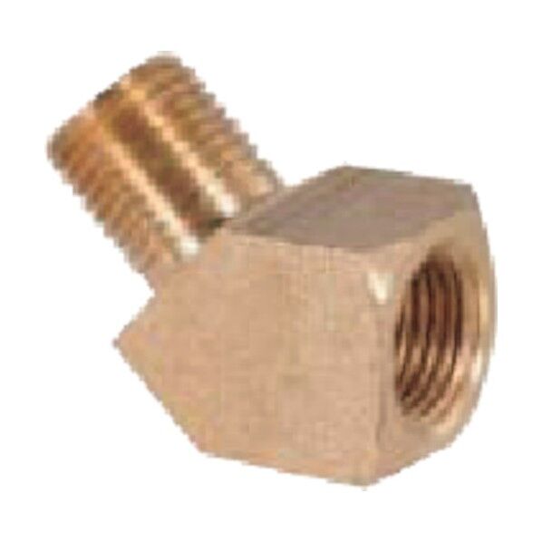 45°エルボ 1/8M×1/8Fアダプター(黄銅製) A024 1点
