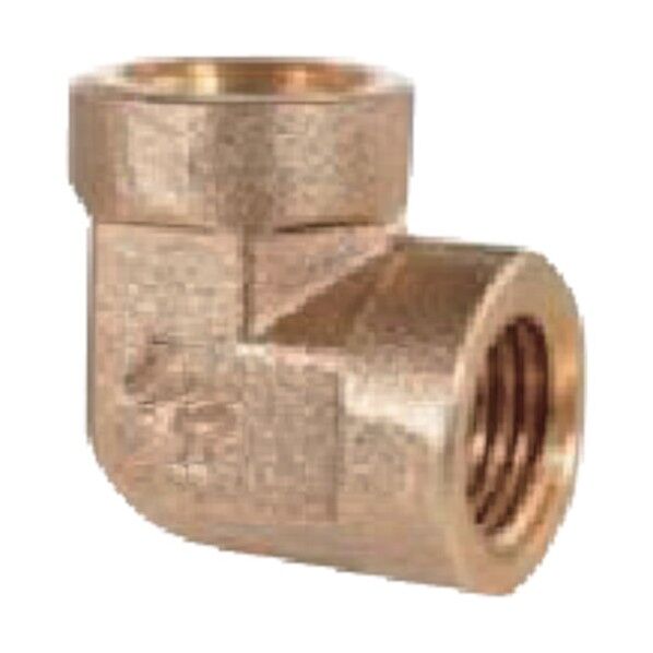 90°エルボ 1/4”F×1/4”Fアダプター（黄銅製）