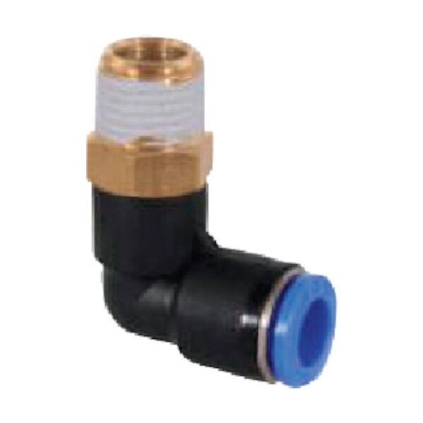 90°チューブフィッティング プッシュインタイプ PC8-PT1/4”M