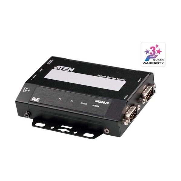 ATEN シリアルデバイスサーバー SN3002P 1点