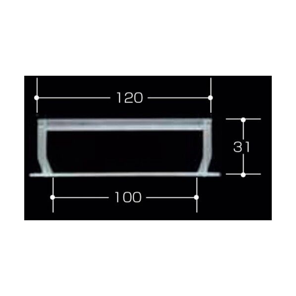 カードホルダー No．12 外寸:120×31 NO-12C 1点