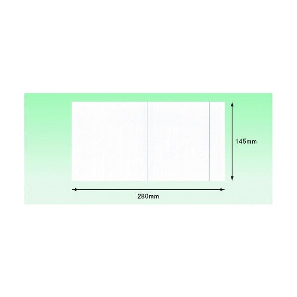 デリバリーパック 4方溶着タイプ 上PEスリット(長3封筒サイズ用)145×280 全面糊 PA-054T 100枚