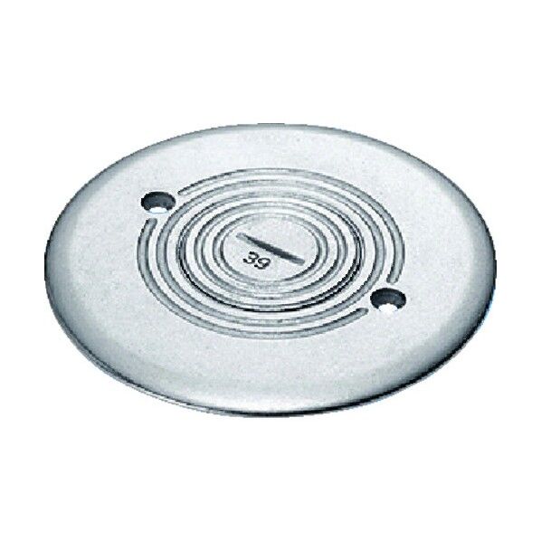 フロアプレート固定型シルバー丸型39 DUK7002 1