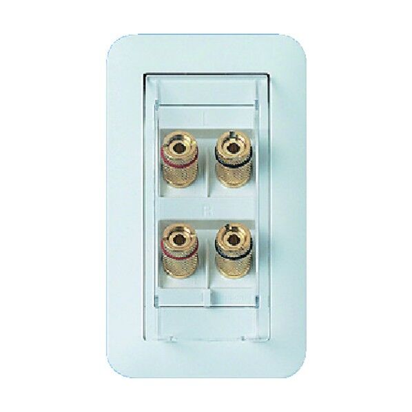 スピーカターミナル2対W WTN4102W 1個