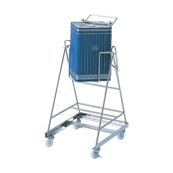 ステンレス缶スタンド角缶用キャスター付 SK-02