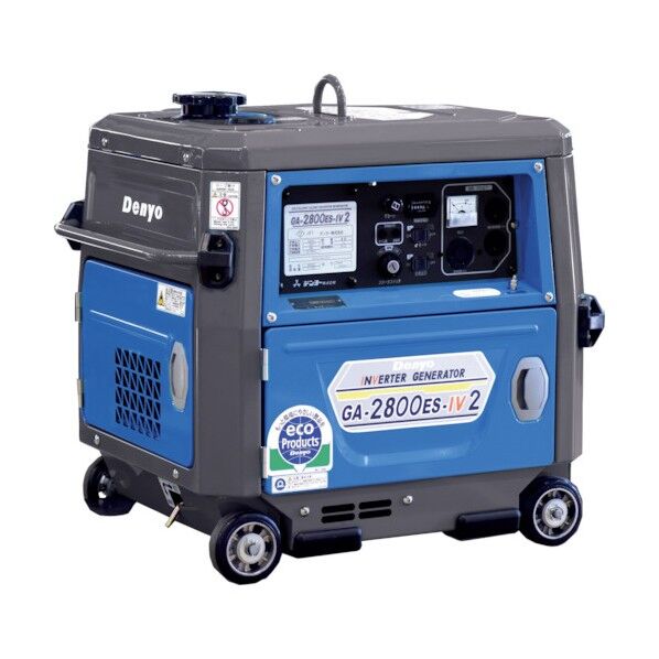 デンヨー 防音型ガソリンエンジン発電機 GA2800ESIV2 1点