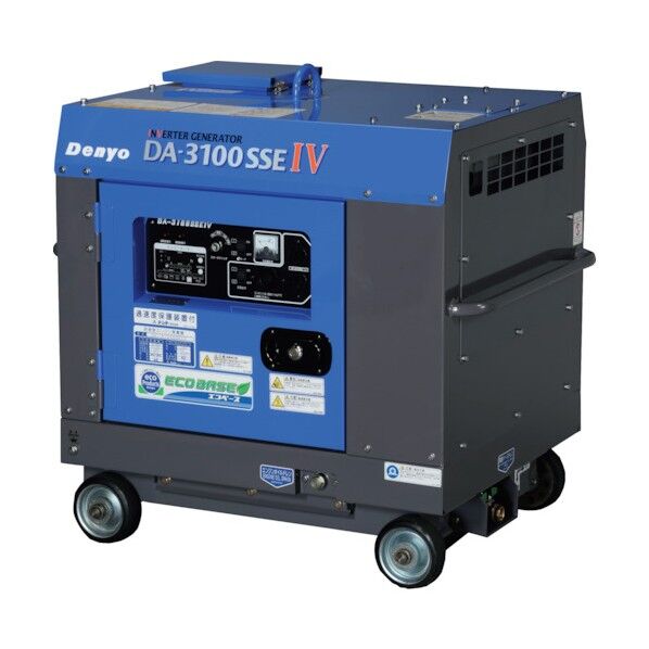 デンヨー 超低騒音ディーゼルエンジン発電機 DA-3100SSEIV 1点