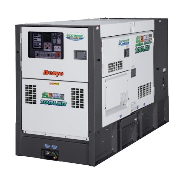 デンヨー 超低騒音ディーゼルエンジン発電機 DCA-100LSIE-D 1点