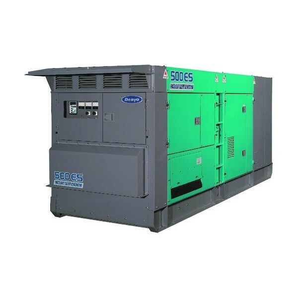 デンヨー 防音型ディーゼルエンジン発電機 450/500kVA(50/60Hz) DCA-500ESK 1点