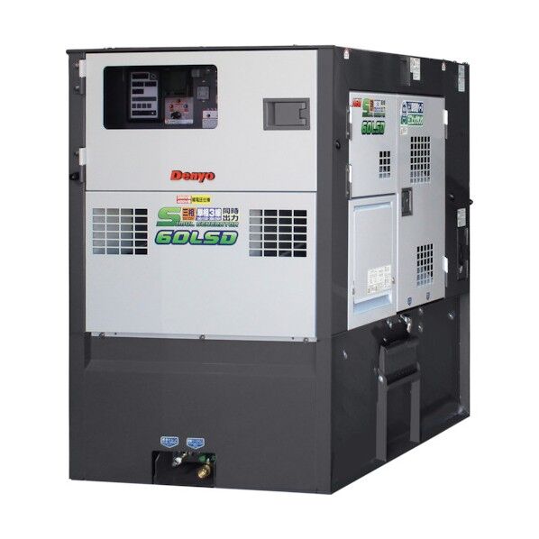 デンヨー 超低騒音ディーゼルエンジン発電機 DCA-60LSKB-D 1点