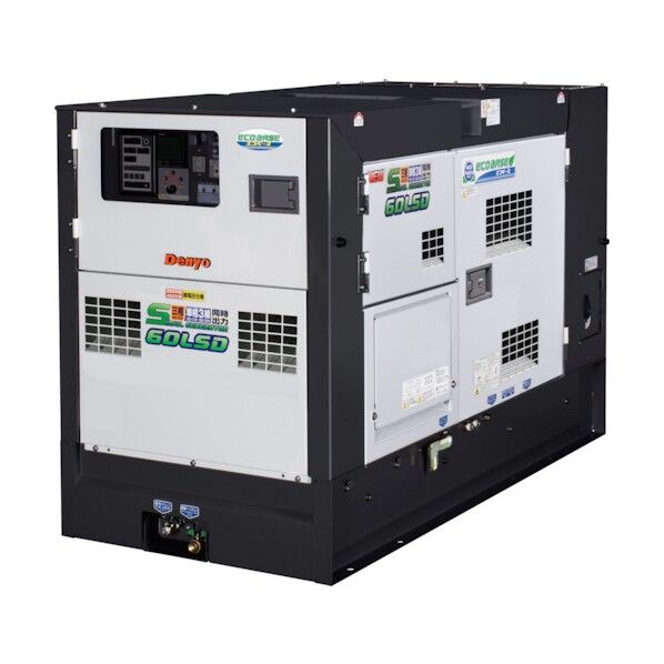 デンヨー 超低騒音ディーゼルエンジン発電機 DCA-60LSKE-D2 1点