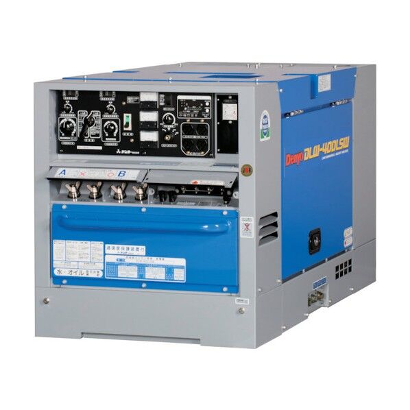 デンヨー 防音型ディーゼルエンジン溶接機 DLW-400LSW 1点