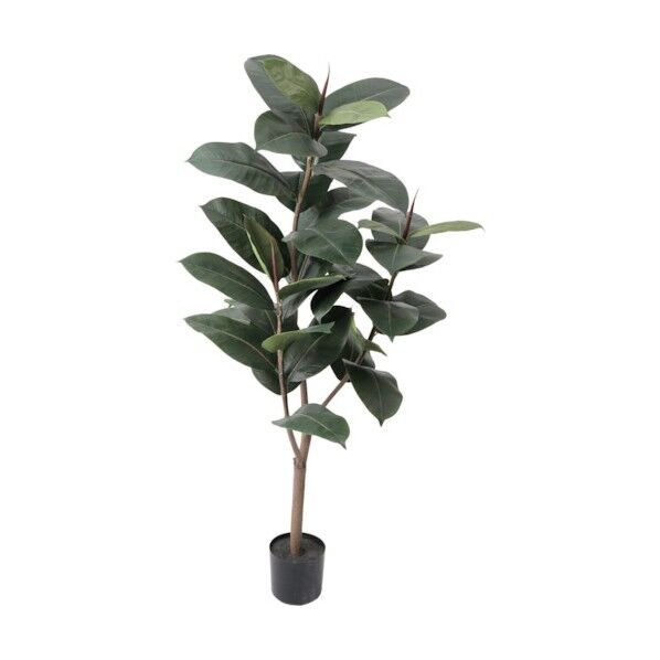 デコラゴム グリーン 全長125cm･幅60cm 鉢:φ12.5cm×11.5cm GLP-1531GR 1本