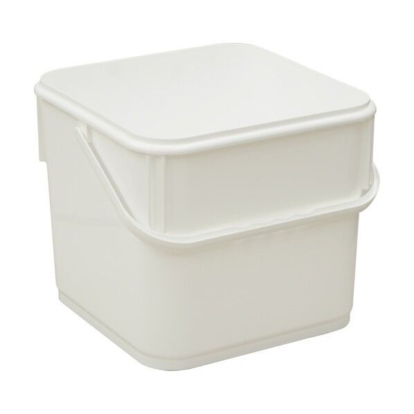 ペール容器 201035 サンペールK#10(本体+ハンドル)ホワイト SK-SPK10H-WH 1点