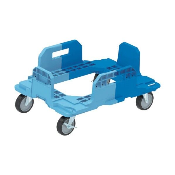 サンコー 折りたたみコンテナー用台車 サンキャリー5337-4 80243301 SK-5337-4 BLBLL 1点