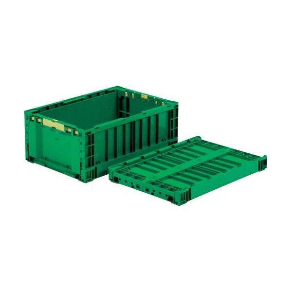 折りたたみコンテナ 555900 オリコンEP39B-3 グリーン SKO-EP39B-3-GR 1点