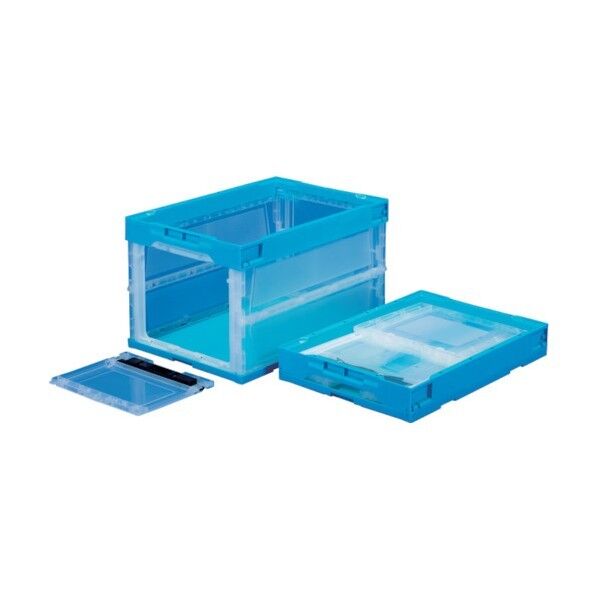 折りたたみコンテナー オリコンラックL51B(短側扉あり) 559840 SKOR-L51B TMBLL 1点