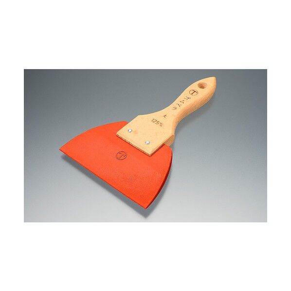 柄付ゴムベラ 赤 小 1個