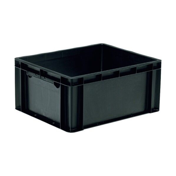 導電性ボックス型コンテナ 204733 サンボックス#47(導電) 20473300BK 1点