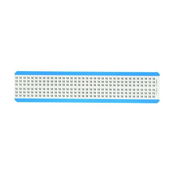 ワイヤーマーカー 高温下での使用 表示文字14 PPM-14 PPM-14 25枚