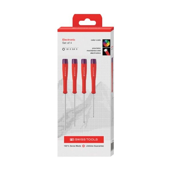 スイスグリップ精密六角ドライバーセット BOX 8625.CBB 1セット