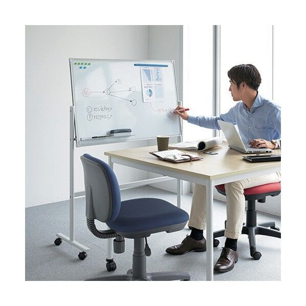 プラス 脚付両面ホワイトボードVS-23DSJ(869-407)