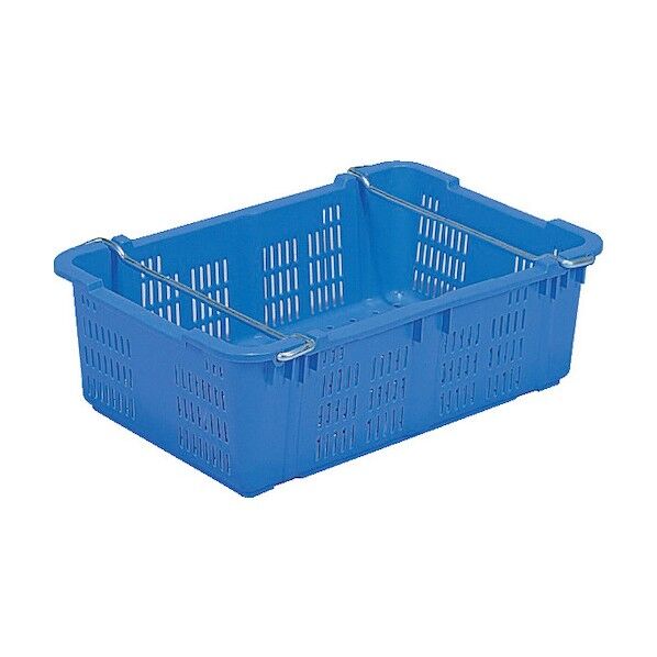 ネスティングコンテナー 104200 サンテナーA#48(ハンドル付)ブルー 10420001BL503 1点...