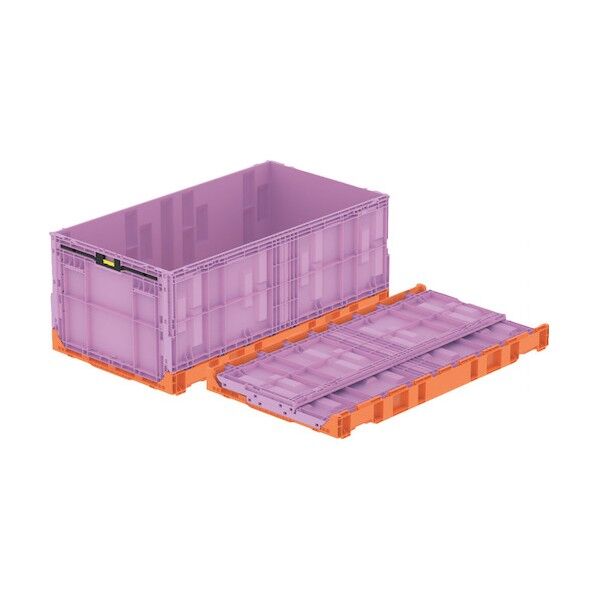 折りたたみコンテナー 561820 オリコンEP210B-B パープル/オレンジ