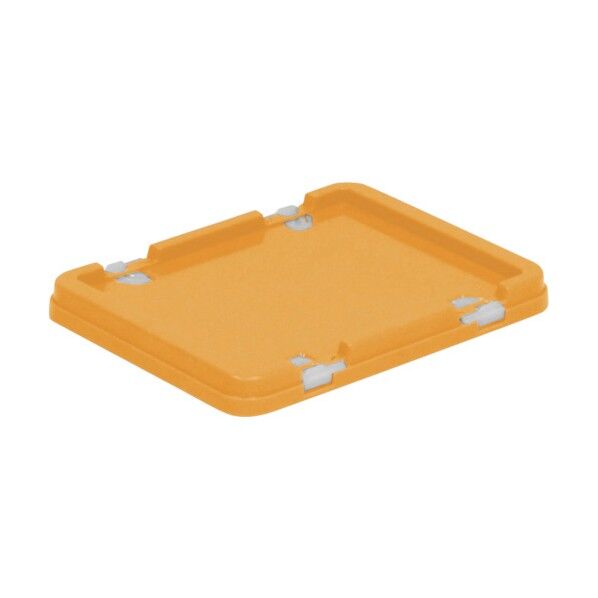 ボックス型コンテナー 700932 サンボックス#6B、#9Bフタ(サンロック付)オレンジ 70093201BL503 1点