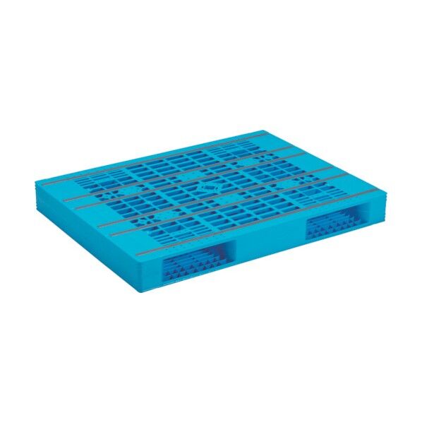  プラスチックパレット 814510 R2-098130 ライトブルー SKR2-098130 BLL 1点...