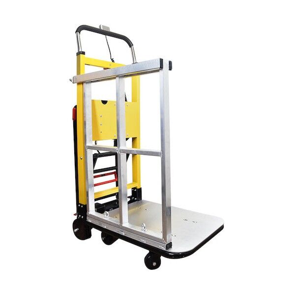 建具、畳、建材用アタッチメント付き電動階段のぼれる台車ハンドル可変タイプ