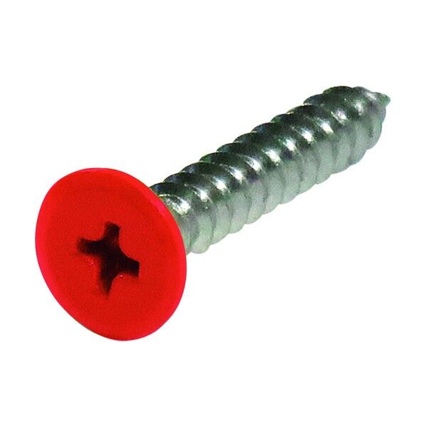 ネジカラー 頭部色付き DIY カラーねじ ステンレス [木・薄鉄板用] 低頭タッピング スカイブルー (頭径D)9mm x (呼び径d)4mm x (長さL)20mm 10179313 8本