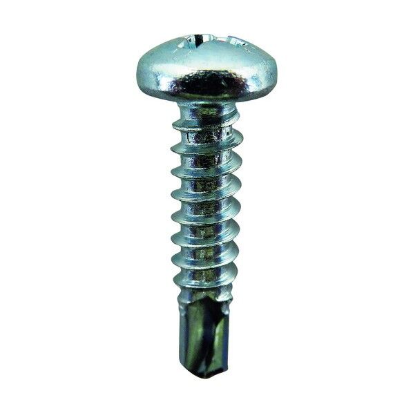 YAIBA ドリルねじ ナベ頭 三価ユニクロ 4x50 (呼び径d)4x(長さL)50x(頭部径D)7.8mm 46557 100本