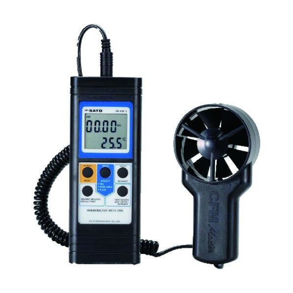 SATO製作所デジタル風速計SK-93FII商品コード:7687-10 その他時計 1個