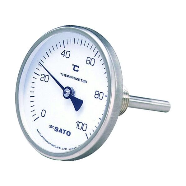 バイメタル温度計 BM-T-75S-3050℃60L2110-10 1台