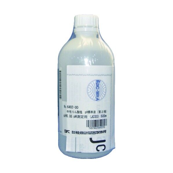 中性りん酸塩標準液 pH6.86 500ml(JCSS) 6402-00 1個