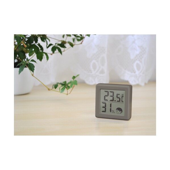 ドリテック 小さいデジタル温湿度計 O-420DG 1個...